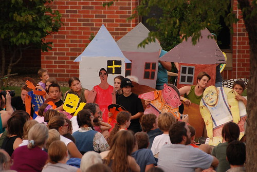 A live children's performance at the Carmel, IN. Center for Performing Arts.