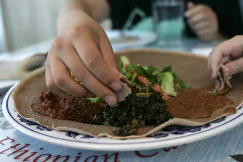 A spicy and exotic Ethiopian dish.