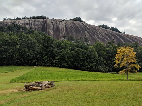 One of the faces of Stone Mountain at Stone Mountain Park outside East Cobb, GA.