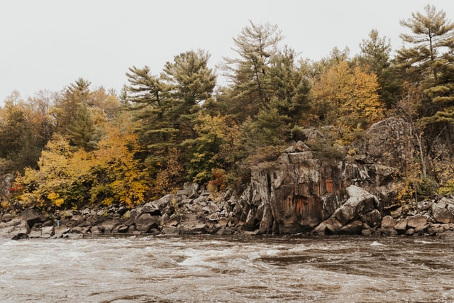 A view of Taylors Falls, just a short day trip from Maple Grove