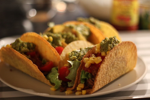 Two tacos at a healthy restaurant near Cedar Park, TX