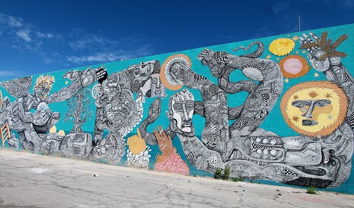 A mural of art in North Las Vegas, NV