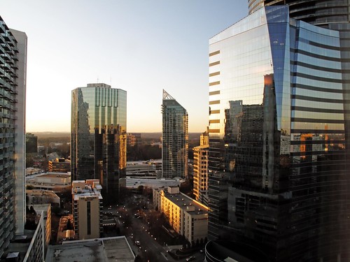 The city skyline in Atlanta, Georgia