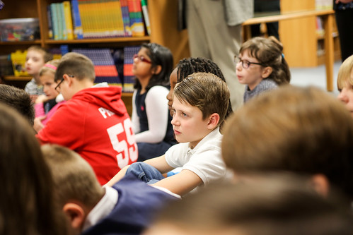 Kids learn at a high-performing school in Lincoln Park, Illinois