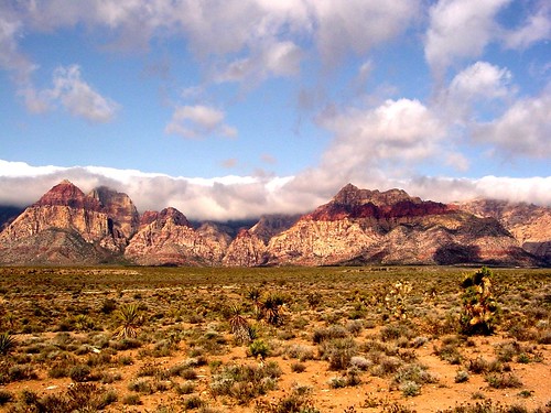A view of the Red Rock Canyon National Park, a great reason to move to North Las Vegas, Nevada