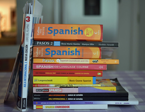 Language class textbooks for an Oklahoma City, OK language class.