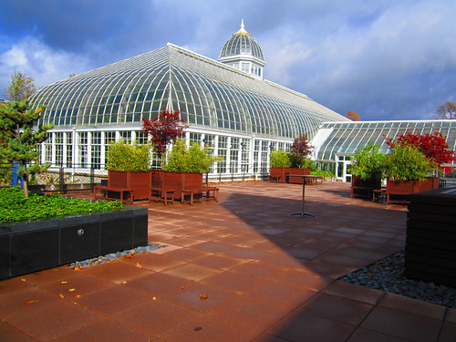 Gazebo building at Children's Garden at Franklin Park Conservatory.