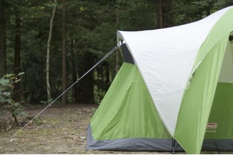Camping tent in Mason, OH campground
