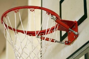Basketball hoop at YMCA in North Las Vegas, NV