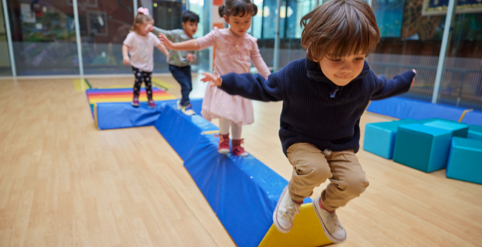 Toddlers at a Creme de la Creme daycare